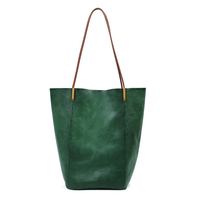 Bolso de Cuero Genuino con Compartimento Fotográfico para Mujer - Image 6
