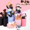 Set de 12 Brochas de Maquillaje Profesional - Rubor, Sombra y Delineador