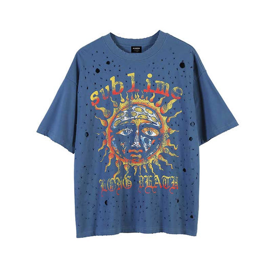 Playera Suelta Manga Corta Estilo Urbano - Image 12