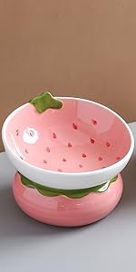 Comedero Elevado de Cerámica para Gatos - Diseño Ergonómico Anti-Vómito Rosa - Image 21