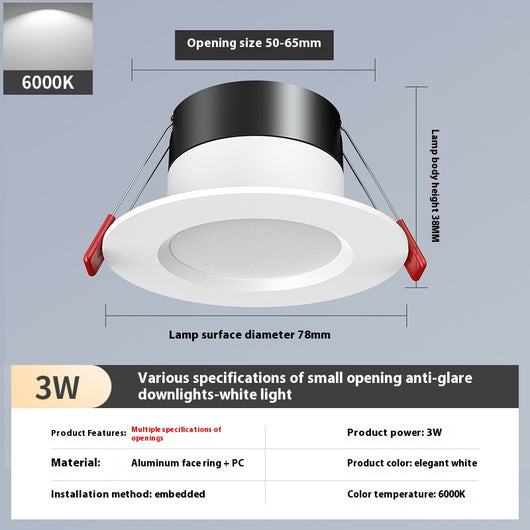 Foco Empotrado LED Ojo de Buey para Interiores - Image 5