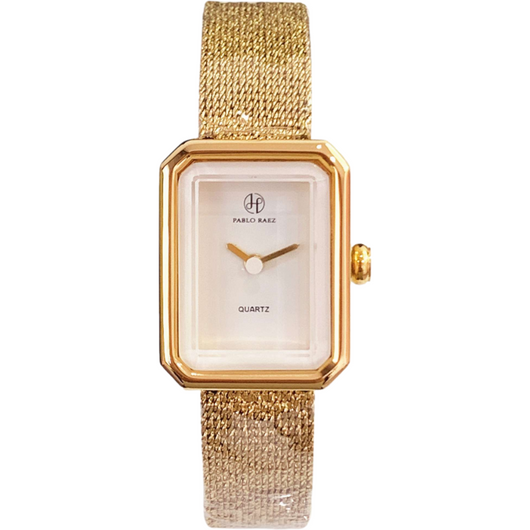 Reloj de Cuarzo con Malla Delicada y Esfera Cuadrada Resistente al Agua - Image 10