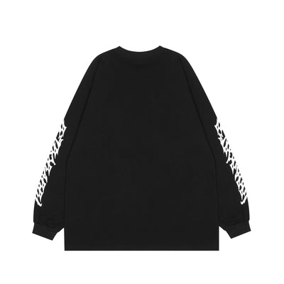 Playera de Algodón Manga Larga con Estampado de Letras para Hombre - Image 16