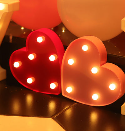 Letras y Números LED Luminosos para Decoración - Lámpara de Batería Romántica - Image 91