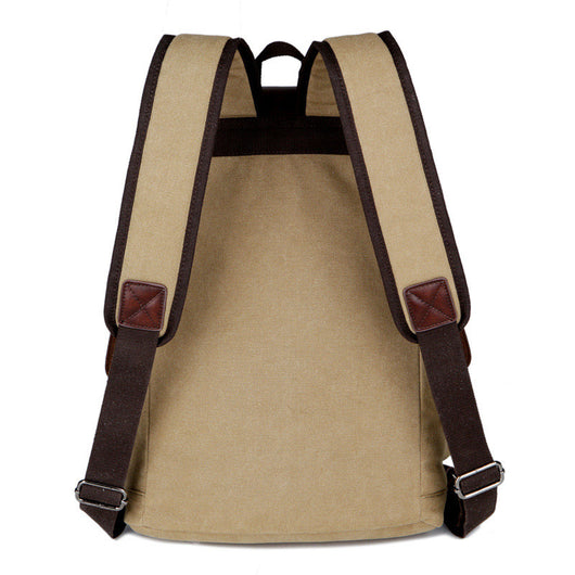 Mochila para Hombre de Lona y Cuero Crazy Horse - Image 5