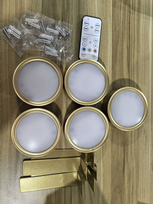 Luz LED Decorativa Dorada con Batería - Image 14