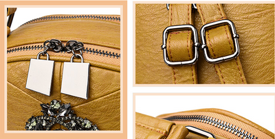 Bolso Bandolera Mujer Diamantes Brillantes Portátil Elegante - Image 13