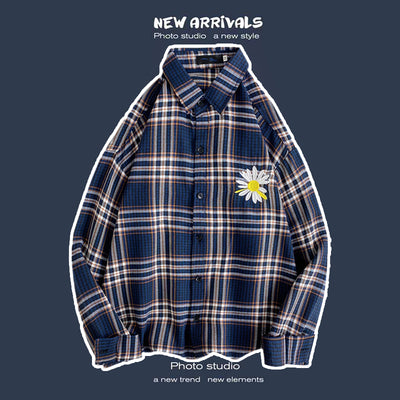 Abrigo Retro de Cuadros para Hombre - Estilo Suelto y Personalidad - Image 31