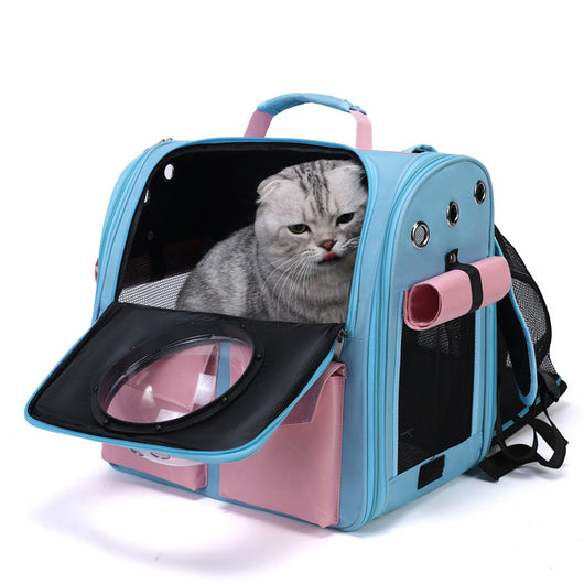 Mochila Transportadora Extensible para Mascotas - Capacidad Grande para Perros y Gatos - Image 3