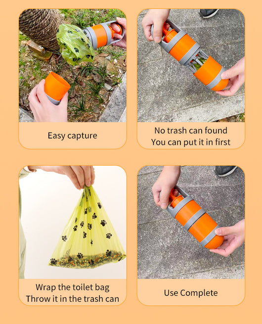 Recogedor de Desechos para Mascotas con Bolsas - Kit Completo de Limpieza Portátil - Image 13