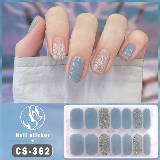 Uñas Postizas Impermeables de Color Sólido para Nail Art - Image 25
