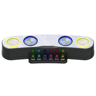 Parlante Gaming Bluetooth Colorido para Escritorio con LED - Image 2