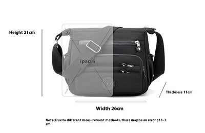 Bolsa Crossbody de Nylon Ligera con Gran Capacidad - Image 13