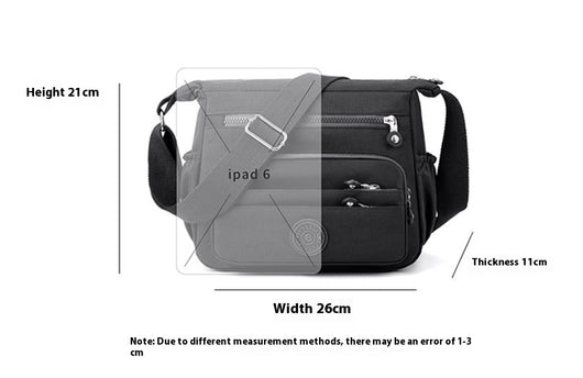 Bolsa Crossbody de Nylon Ligera con Gran Capacidad - Image 13