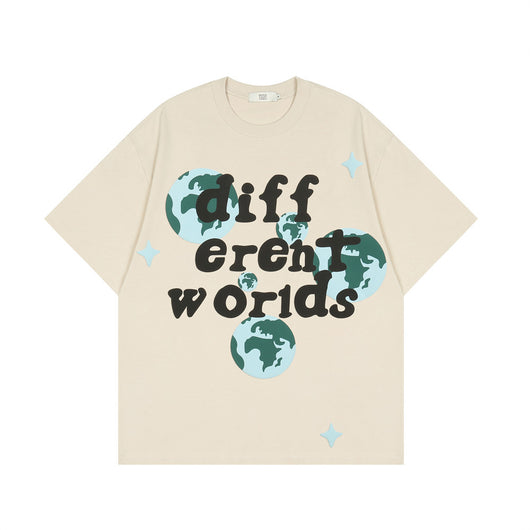 Camiseta Estampada Earth Letter para Hombre - Image 2