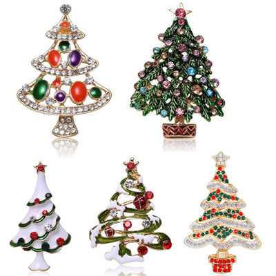 Broche Navideño Campana con Diamantes de Aleación - Image 16