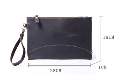 Cartera Minimalista de Cuero Crazy Horse para Hombre - Image 6