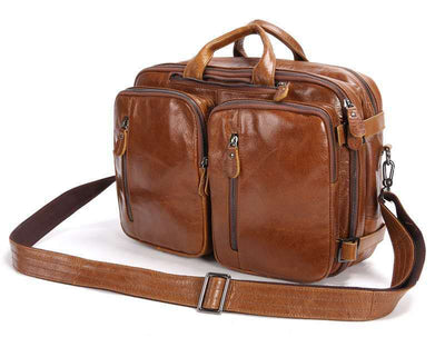 Bolsa de Cuero Importado Multifuncional para Hombre - Image 5