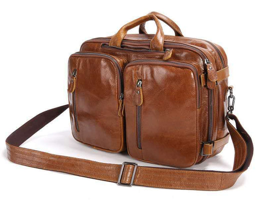 Bolsa de Cuero Importado Multifuncional para Hombre - Image 5