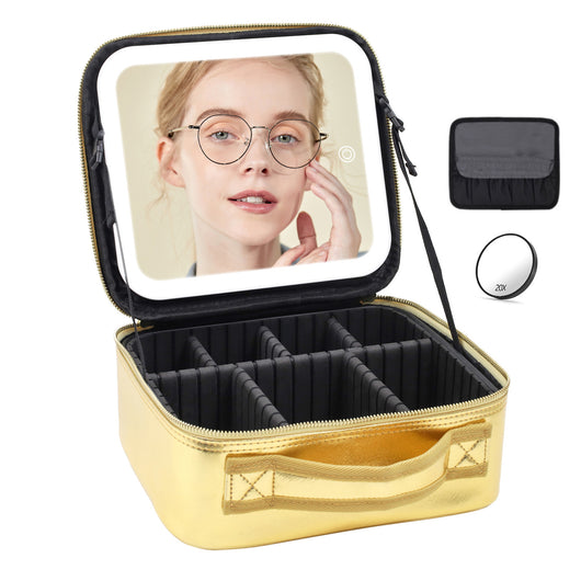 Maletín de Maquillaje Profesional con Espejo LED y Gran Capacidad de Almacenamiento - Image 18