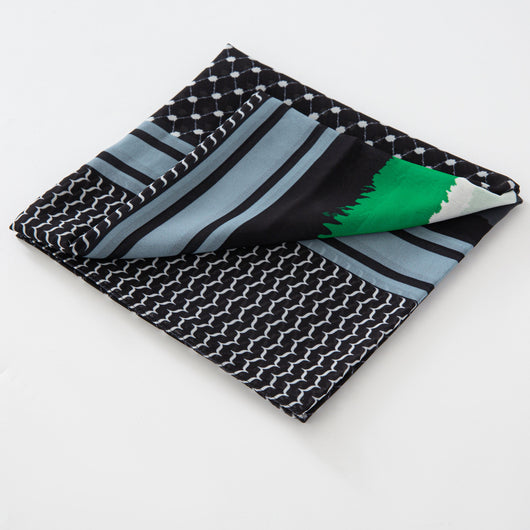 Pañuelo Chiffon Estampado Bandera - Moda Árabe Dubai - Image 16