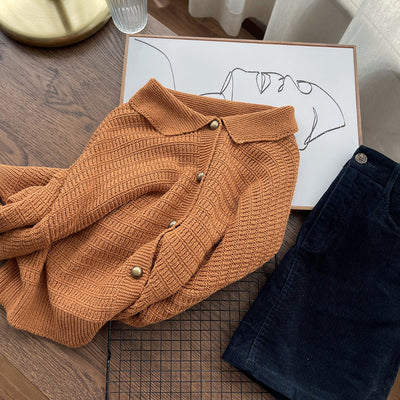 Cardigan Retro Oversized para Mujer - Estilo Cómodo y Desenfadado - Image 8