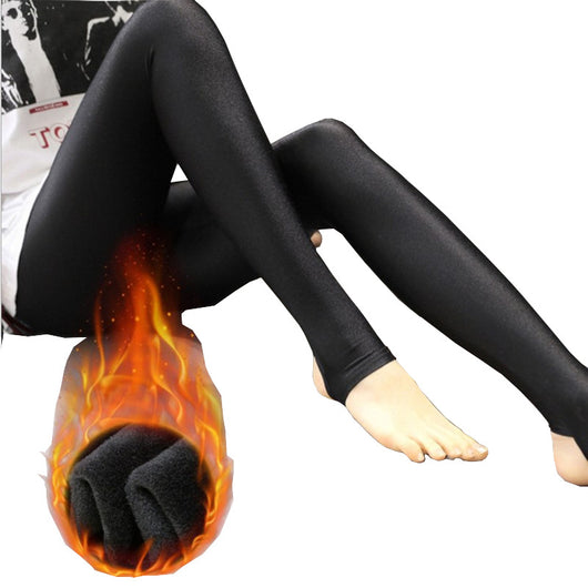 Leggings Gruesos de Terciopelo Qiulian Stone Plus - Calidez y Confort - Image 4