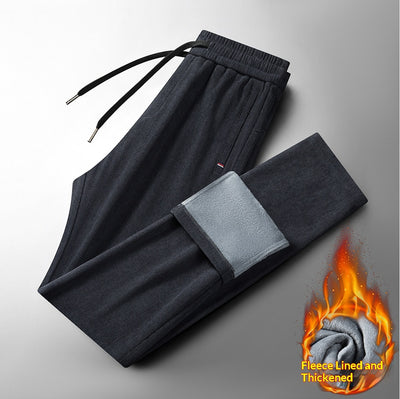 Pantalones Casuales Slim Fit Forrados en Fleece - Versátiles y Modernos