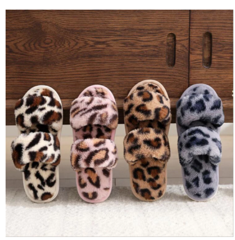 Pantuflas de Ante Estampado Leopardo para Interior y Exterior - Image 9