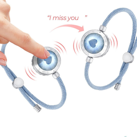 Pulseras Conectadas para Parejas de Larga Distancia - Totwoo Blue Lovers - Image 6