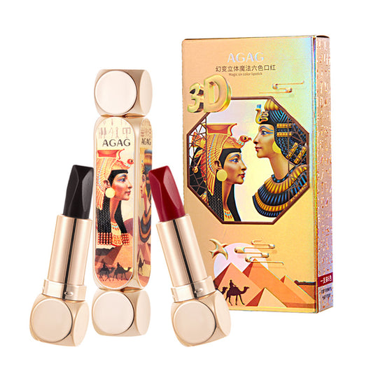 Labial Mate Dual Tubo de Seis Colores - Image 9