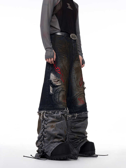 Jeans Retro Desmontables - Pantalón 2 en 1 Versátil - Image 12