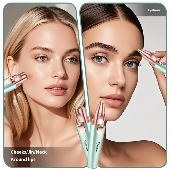 Depiladora Eléctrica 2 en 1 para Cejas - Perfilador Facial para Mujeres