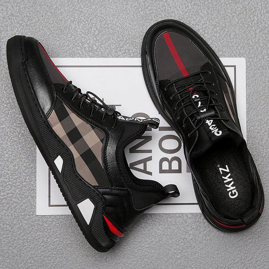 Tenis Casuales de Cuero para Hombre - Estilo Urbano Moderno - Image 2