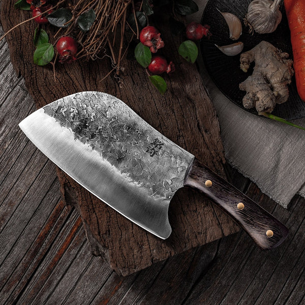 Cuchillo Rebanador de Acero Inoxidable y Manganeso