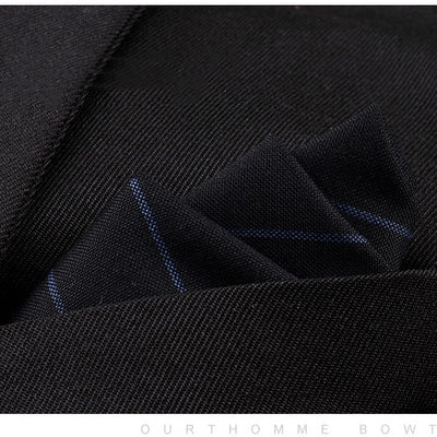 Traje de Algodón para Hombre Diseño a Rayas con Bolsillos, Pañuelo y Bufanda - Image 12