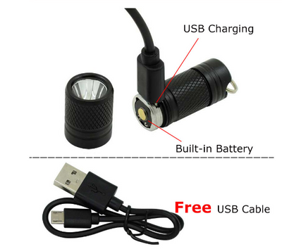 Linterna LED Recargable por USB Compacta - Image 4
