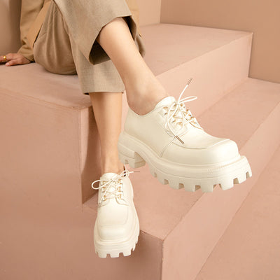 Zapatos de Plataforma con Tacón Grueso y Punta Cuadrada para Mujer - Image 11