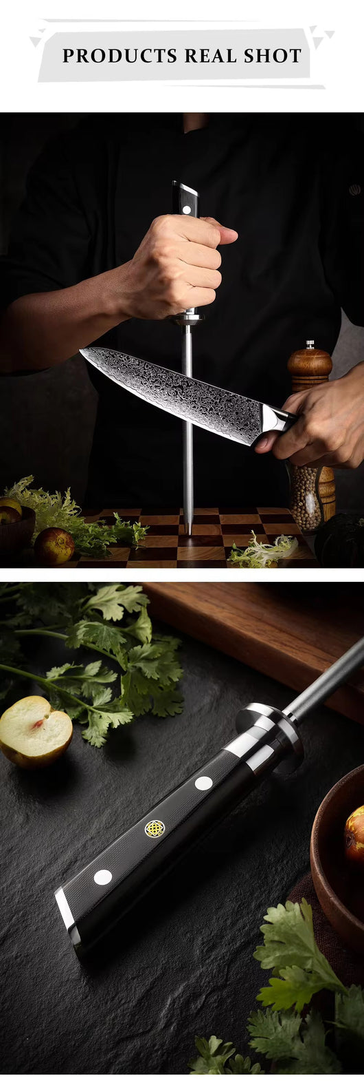 Acero de Afilado Profesional Diamond para Cocina - Image 8