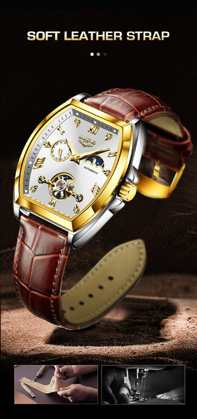 Reloj Mecánico Tourbillon para Hombre Multifuncional Resistente al Agua - Image 19