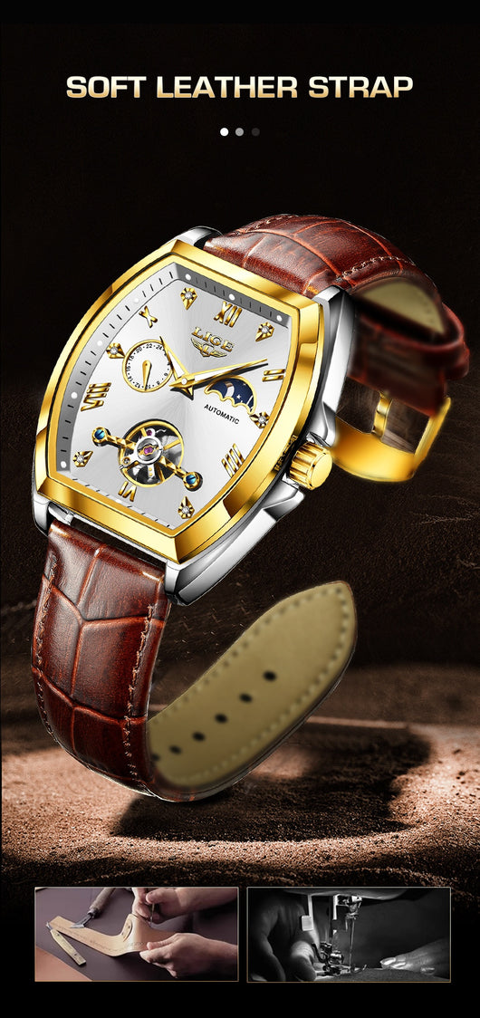 Reloj Mecánico Tourbillon para Hombre Multifuncional Resistente al Agua - Image 19