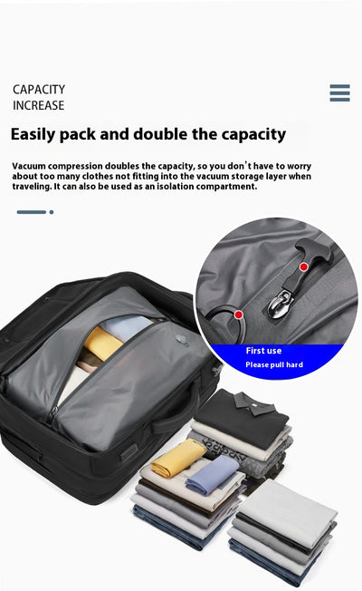 Mochila Profesional Impermeable para Hombre con Compresión Inteligente - Image 19
