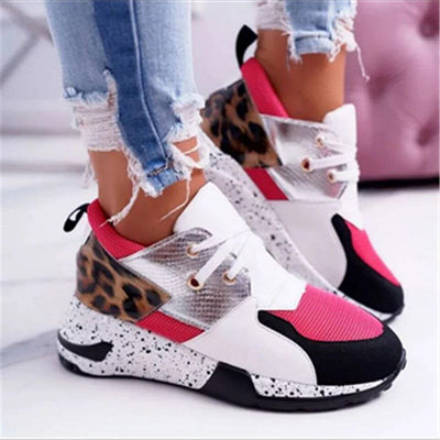 Zapatillas Deportivas Casual con Estampado Leopardo y Cordones - Image 11