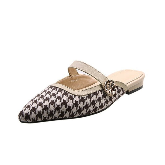 Sandalias y Pantuflas Planas Puntiagudas para Mujer - Image 2