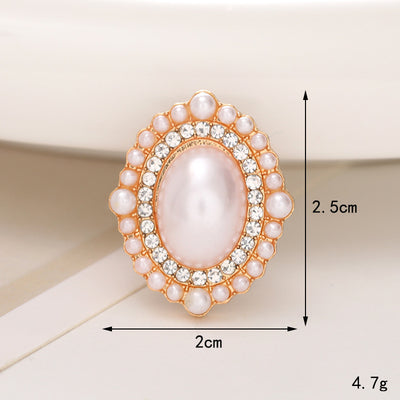 Adornos de Cristal Brillante para Zapatos - Accesorios DIY Estilo Clásico con Flor de Perla - Image 53