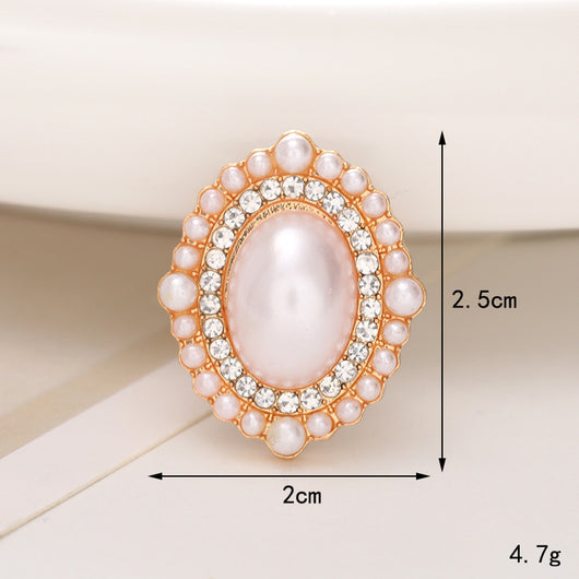 Adornos de Cristal Brillante para Zapatos - Accesorios DIY Estilo Clásico con Flor de Perla - Image 53