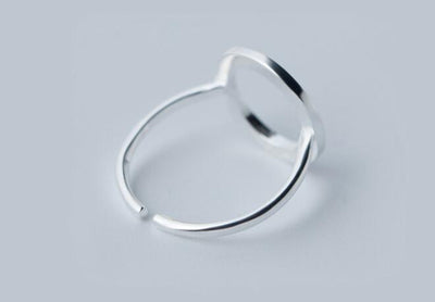 Anillo de Plata 925 con Diseño Geométrico Circular - Image 12