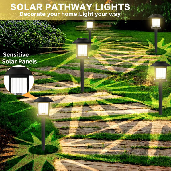 Lámpara Solar de Jardín con Enchufe - Iluminación Automática