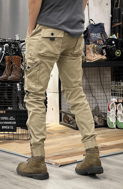 Pantalones Tácticos Casual de Pierna Recta para Hombre con Puños Ajustables - Image 17