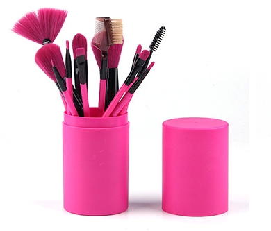 Set de 12 Brochas de Maquillaje Profesional - Rubor, Sombra y Delineador - Image 12
